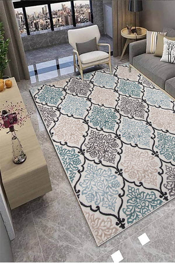 20% Polyester 80% Polypropylene Rectangle Indoor Area Rug