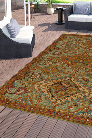 100% Wool Rectangle Indoor Area Rug