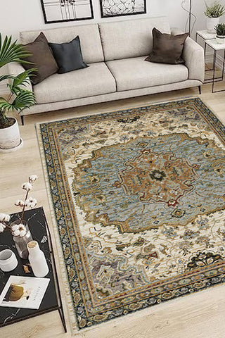 100% Polyester Rectangle Shape Indoor Area Rug