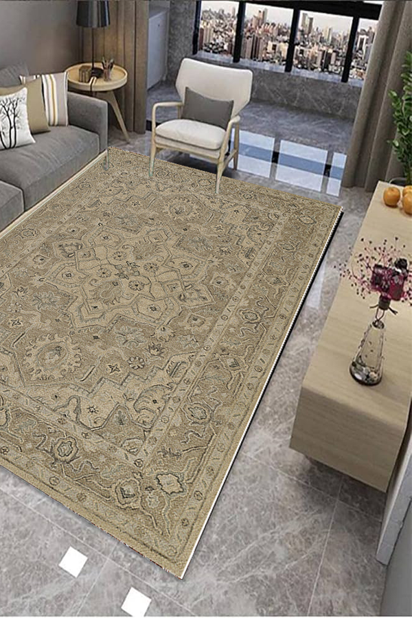 80% Wool and 20% Cotton Rectangle Indoor Area Rug