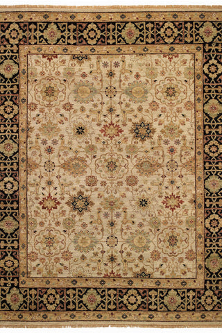 Biltmore Classics-Kuba Beige Black Area Rug